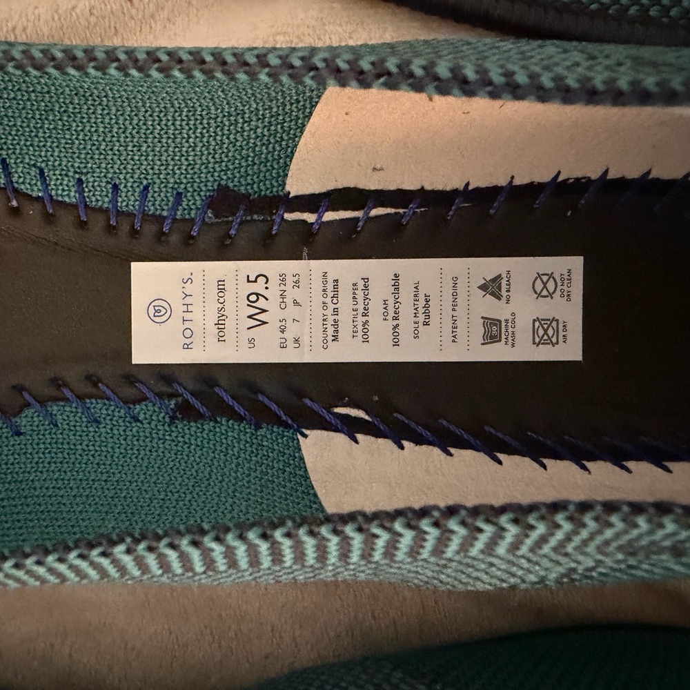 NEW Women’s Rothy’s | Spruce Python Flats | Size 9.5 - Picture 7 of 8